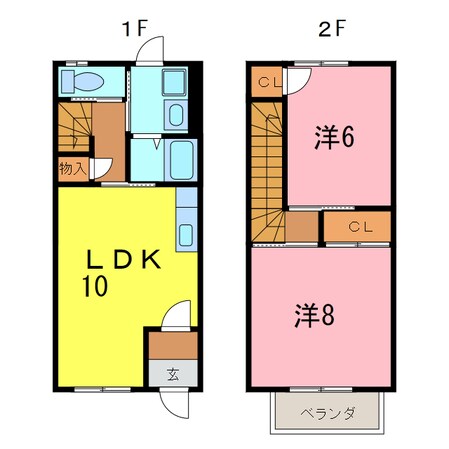 プレミール・ボナールＡの物件間取画像